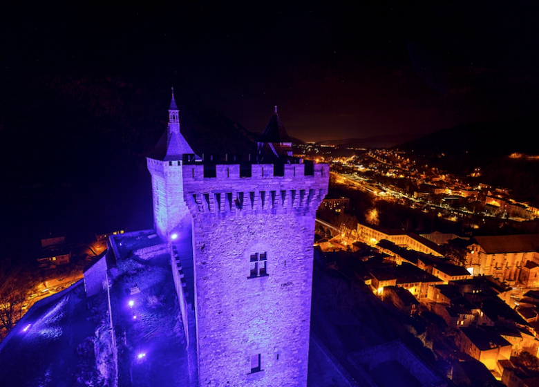 Château de Foix de nuit